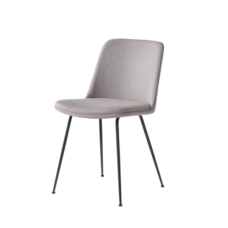 Chaise RELY HW9 Re-Wool 128/ noir AND TRADITION