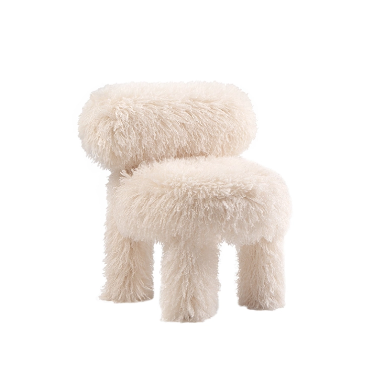 Siège enfant Chaise enfant BABY GROPIUS CS1 FLUFFY Azur cotonneux Ivoire NOOM HOME