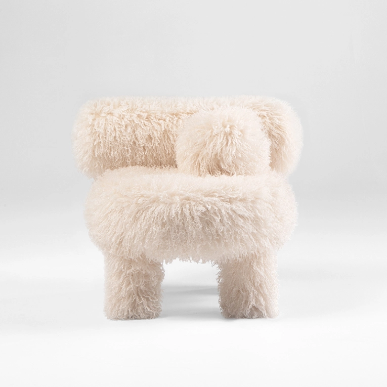 Siège enfant Fauteuil enfant BABY GROPIUS CS1 FLUFFY Azur cotonneux Ivoire NOOM HOME