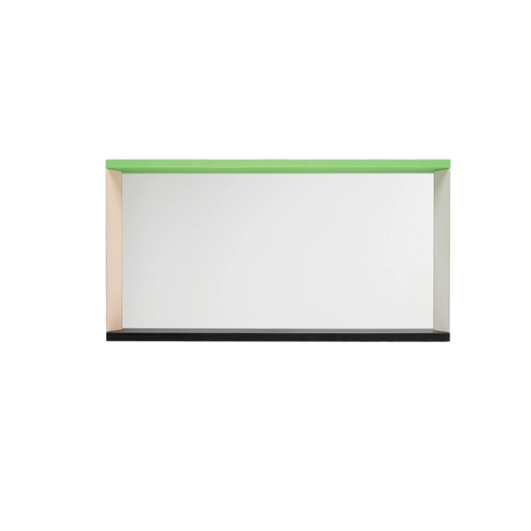 Miroir Miroir COLOUR FRAME medium Vert/rose VITRA