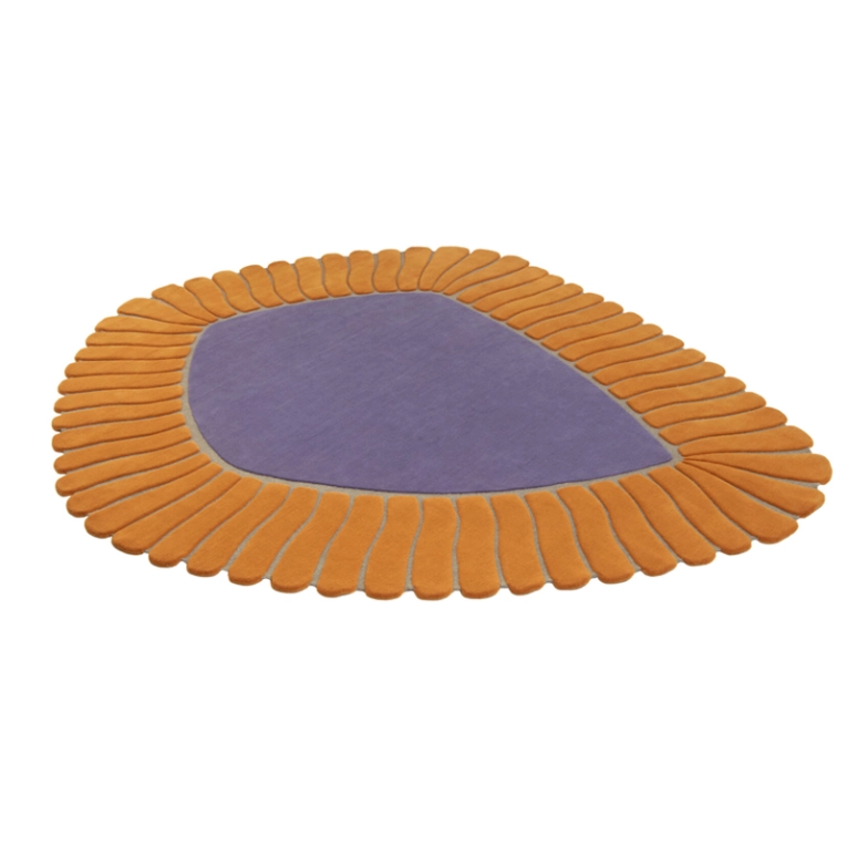 Tapis Tapis M'AMA NON M'AMA LARGE Orange/Violet CC-TAPIS