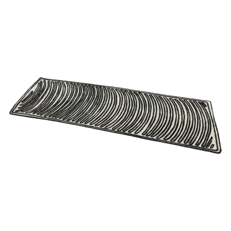 Tapis Tapis NAÏF CRESCENT Noir CC-TAPIS