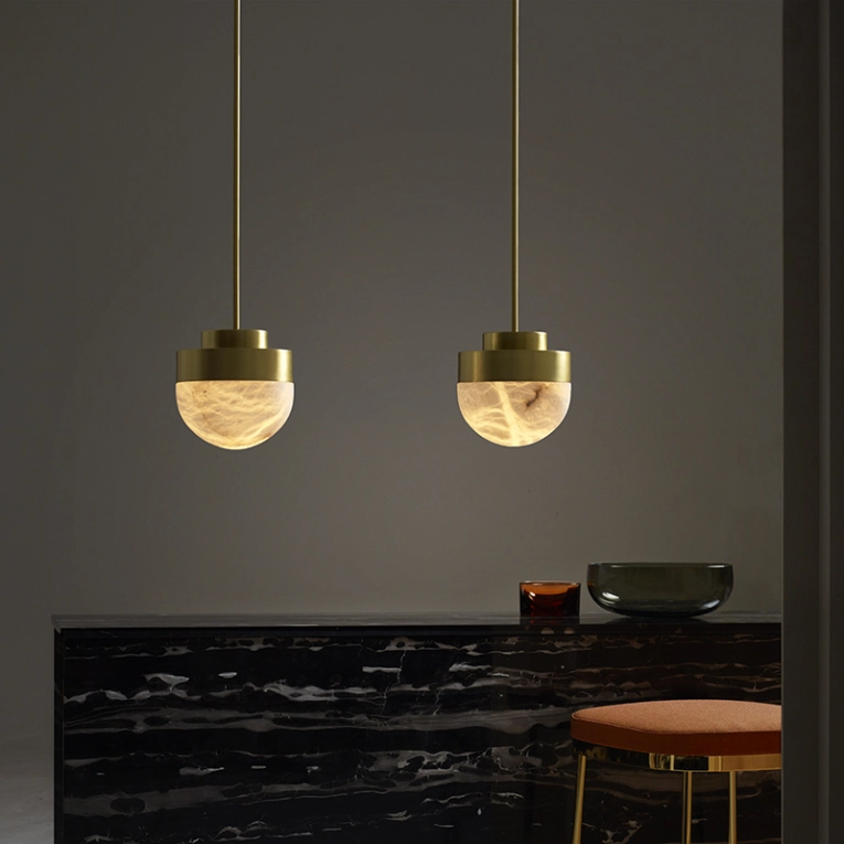 Suspension LUCID 200 Laiton oxydé argenté CTO LIGHTING