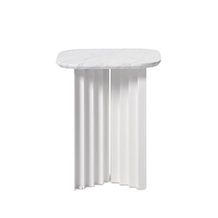 Table d'appoint guéridon PLEC small marbre Blanc RS BARCELONA