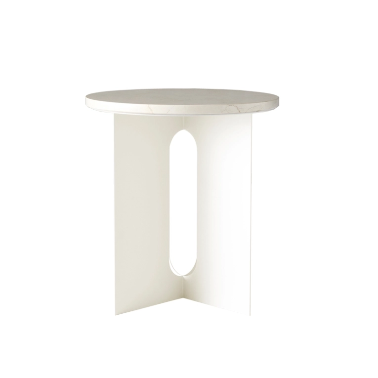 Table d'appoint guéridon ANDROGYNE Blanc AUDO COPENHAGEN
