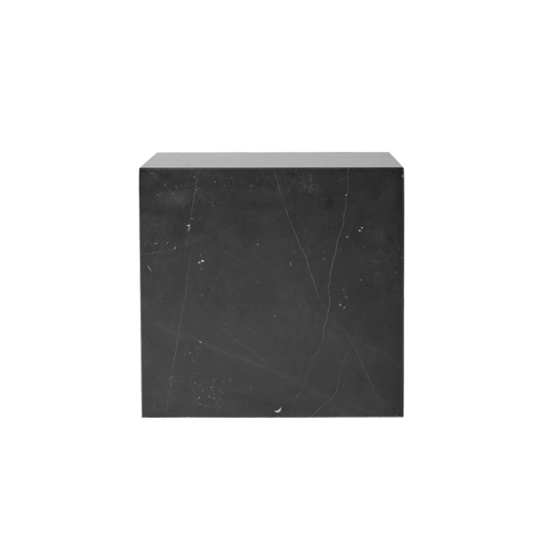 Table d'appoint guéridon PLINTH CUBIC Noir AUDO COPENHAGEN