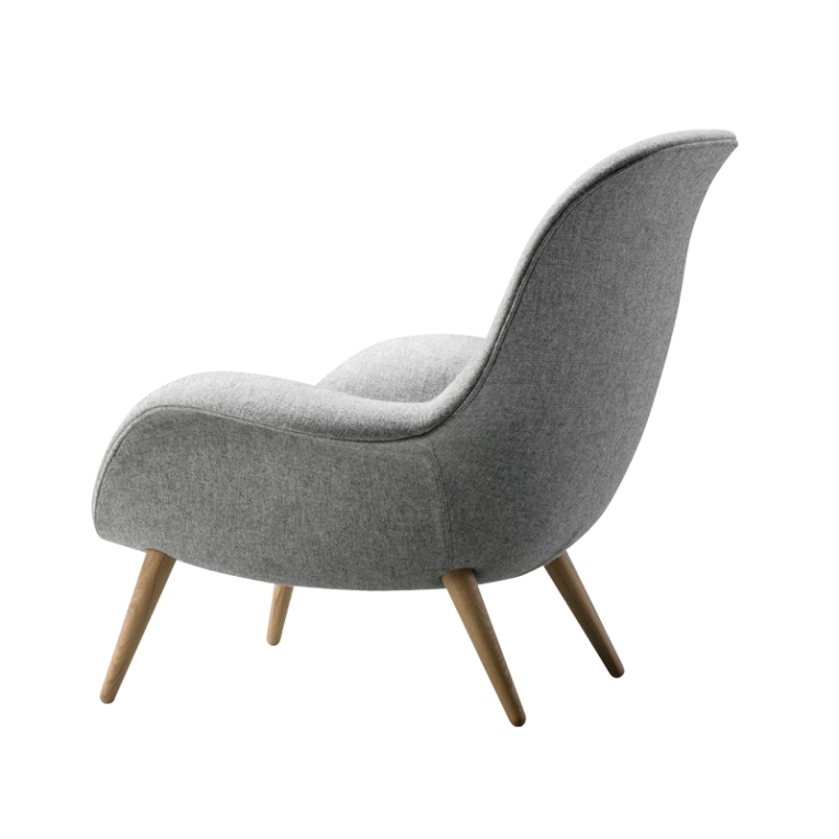 Fauteuil SWOON LOUNGE Gris 130 FREDERICIA