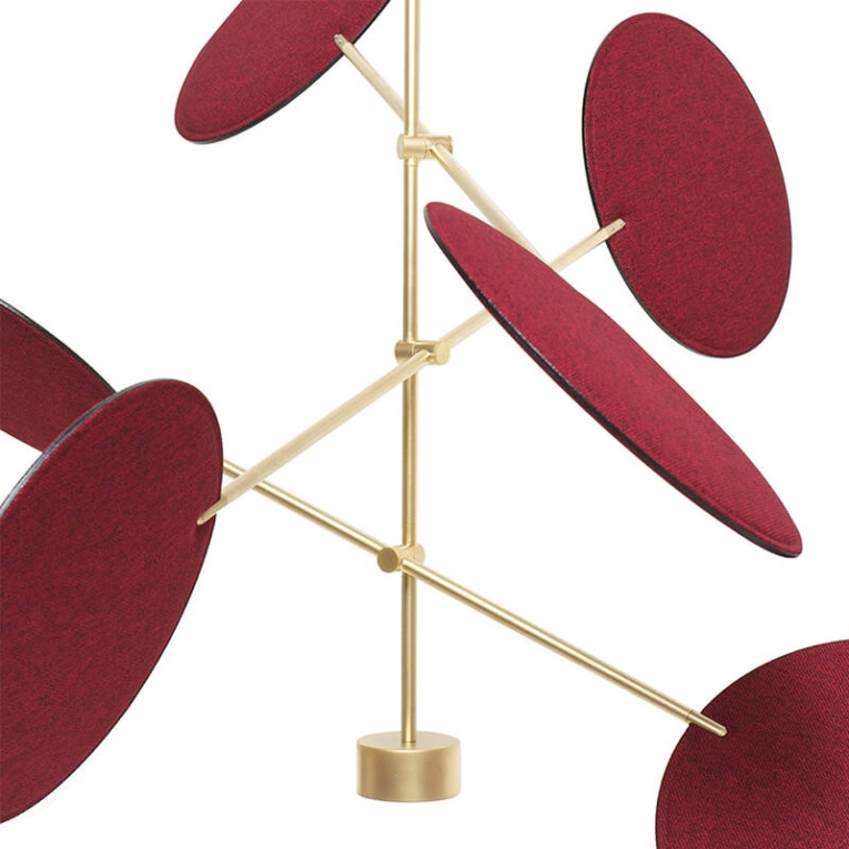 Suspension DIVA Small Violet/ laiton MOGG