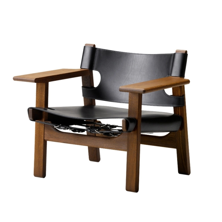 Fauteuil THE SPANISH CHAIR Noir FREDERICIA