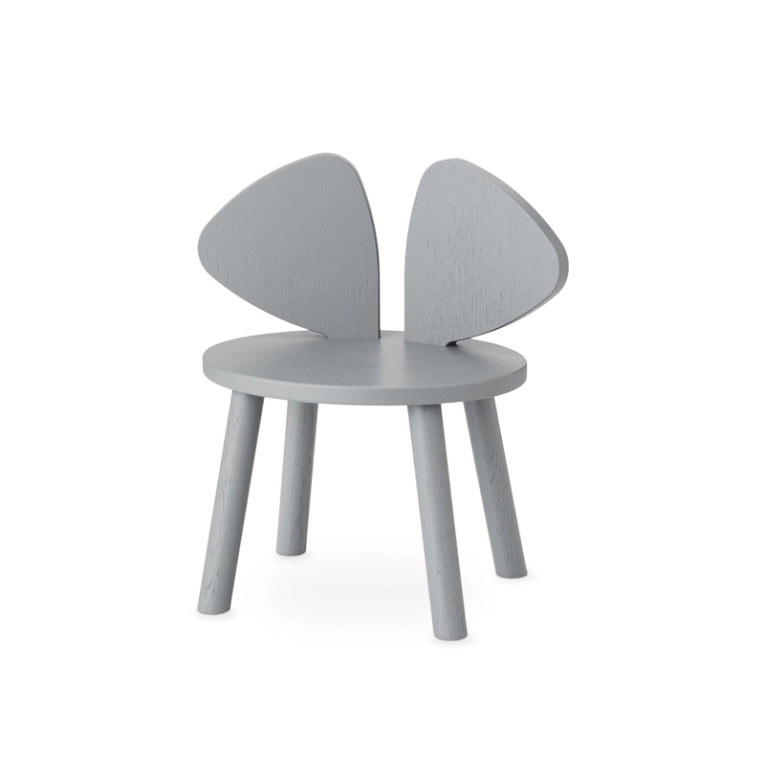 Siège enfant Chaise enfant MOUSE 2 à 5 ans Gris NOFRED