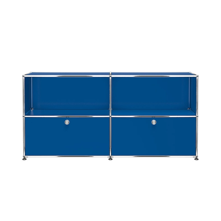 Meuble de rangement USM HALLER C2 Bleu gentiane USM HALLER