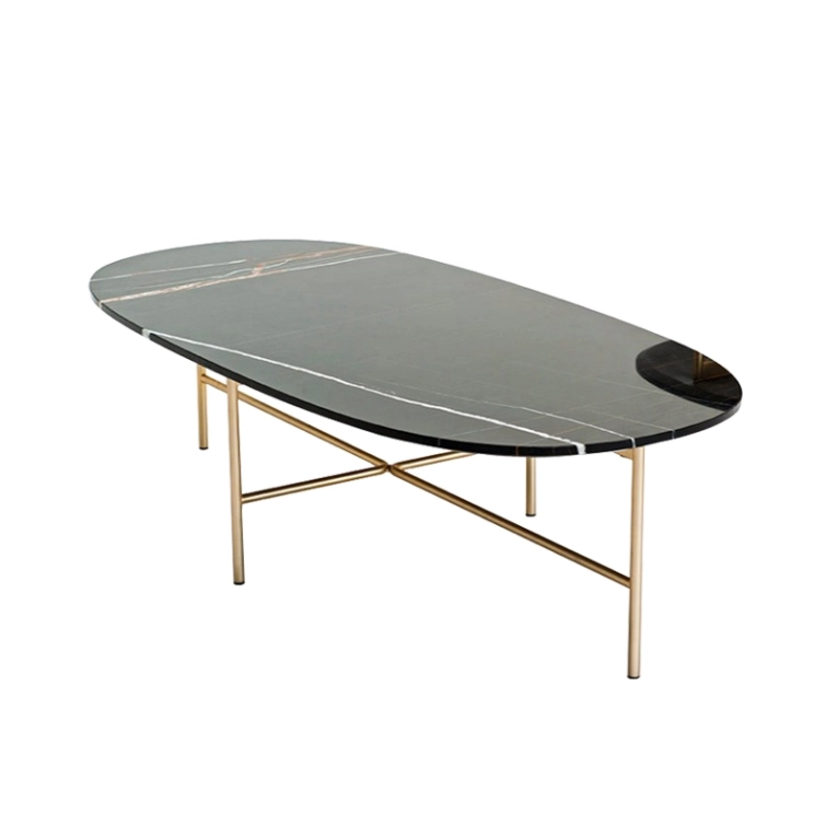 Table basse SOAP Marbre Sahara noir TACCHINI