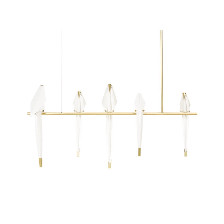 Suspension PERCH BRANCH L 112 Blanc MOOOI
