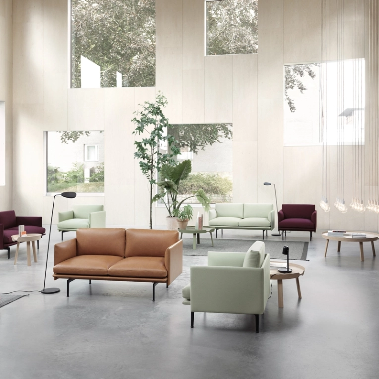 Canapé OUTLINE STUDIO Tissu Fiord 151 MUUTO