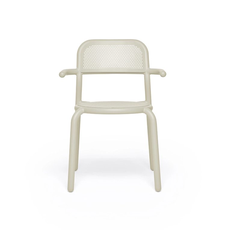 Chaise extérieur TONÍ avec accoudoirs Lot de 2 Desert FATBOY