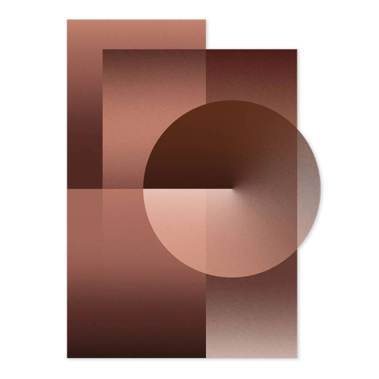 Tapis COLOUR DIAL Angular Rouge oxyde MOOOI