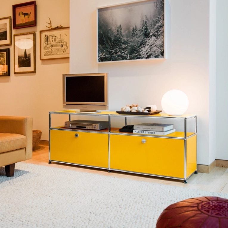 Meuble de rangement USM HALLER O2 Gris moyen USM HALLER