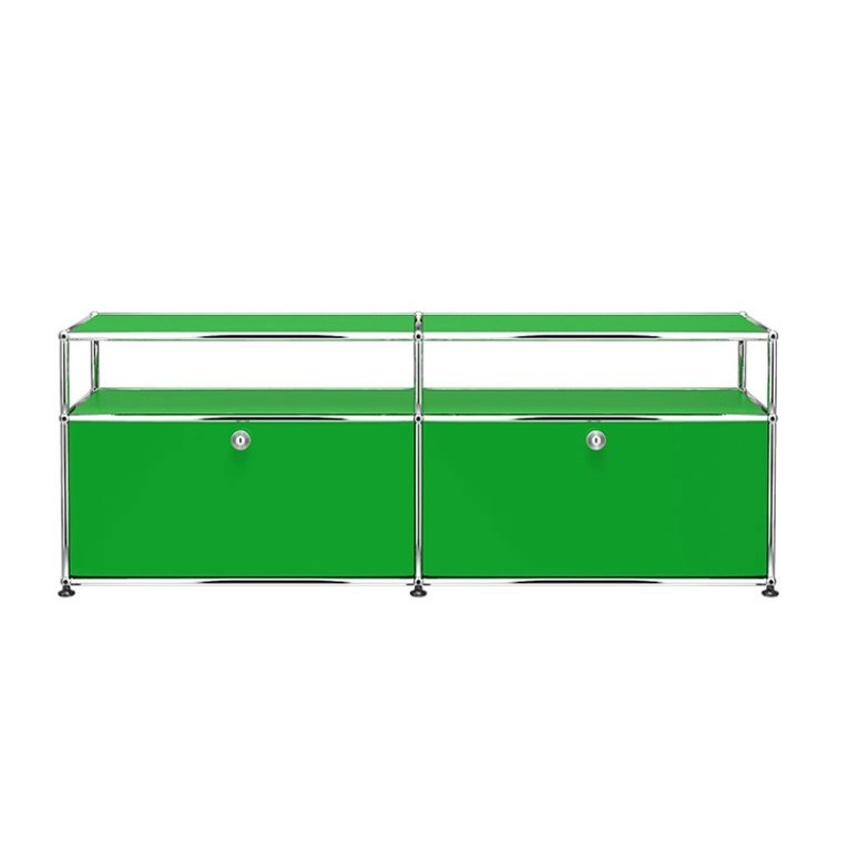 Meuble de rangement USM HALLER O2 Vert USM USM HALLER