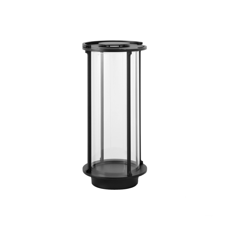 Photophore, bougeoir et bougie Lanterne COLLECT HURRICANE SC83 Noir AND TRADITION
