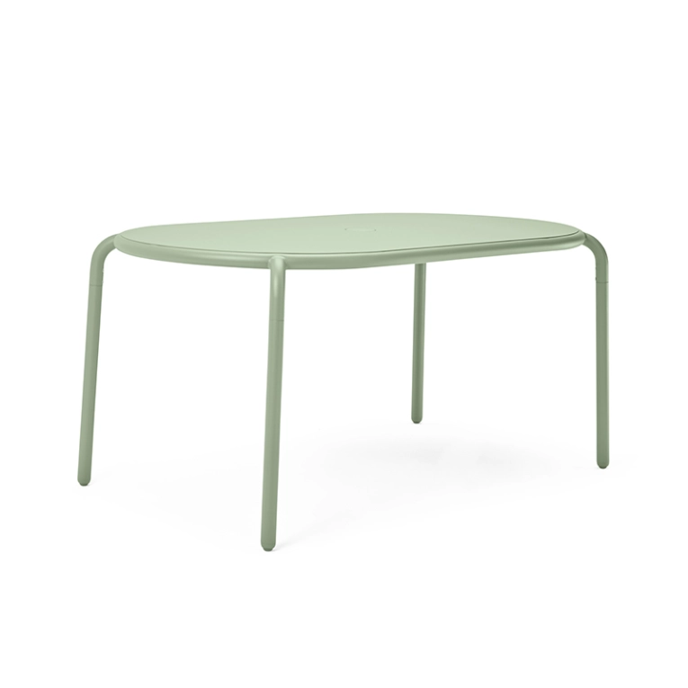 Table extérieur TONÍ TAVOLO 6 personnes Vert brouillard FATBOY