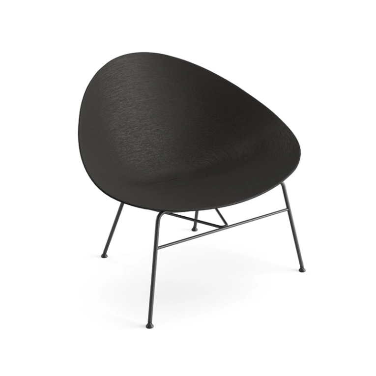 Fauteuil ADELL 4 pieds Noir / anthracite ARPER