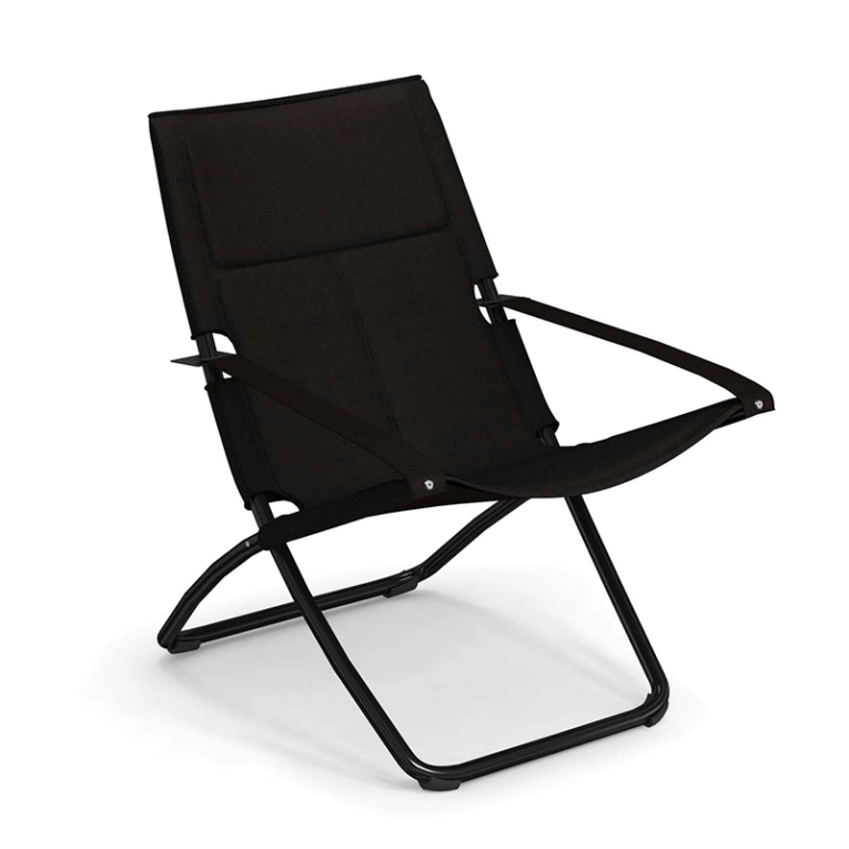 Bain de soleil, chaise longue et hamac SNOOZE COSY Noir Brillant / Noir EMU