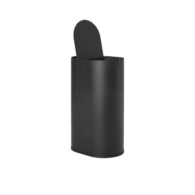 Poubelle Poubelle ENKEL H 50 Noir FERM LIVING
