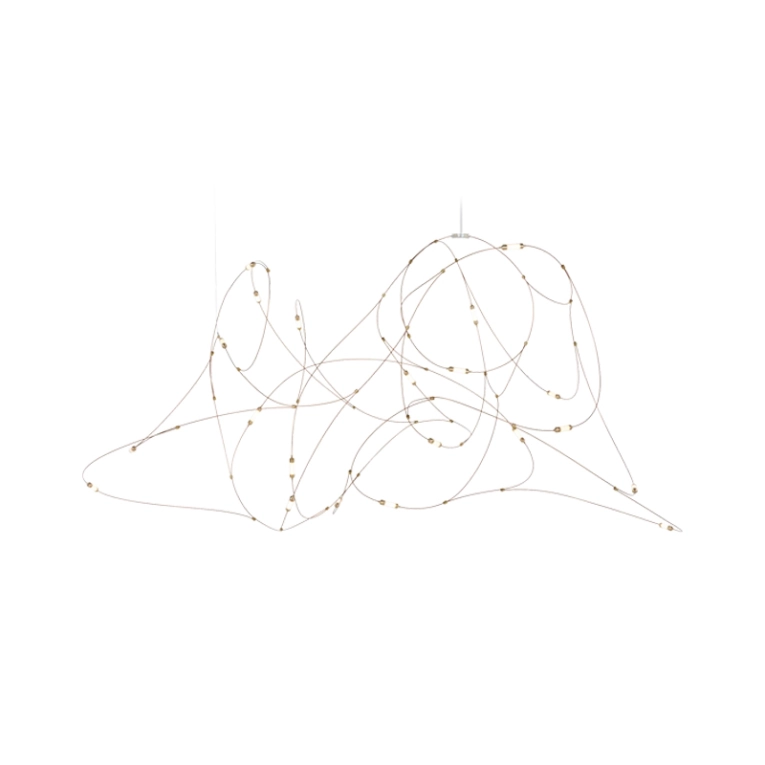 Suspension FLOCK OF LIGHT 21 Bronze MOOOI