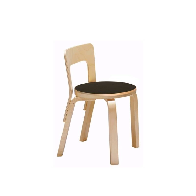 Siège enfant N65 chaise enfant Linoléum noir ARTEK