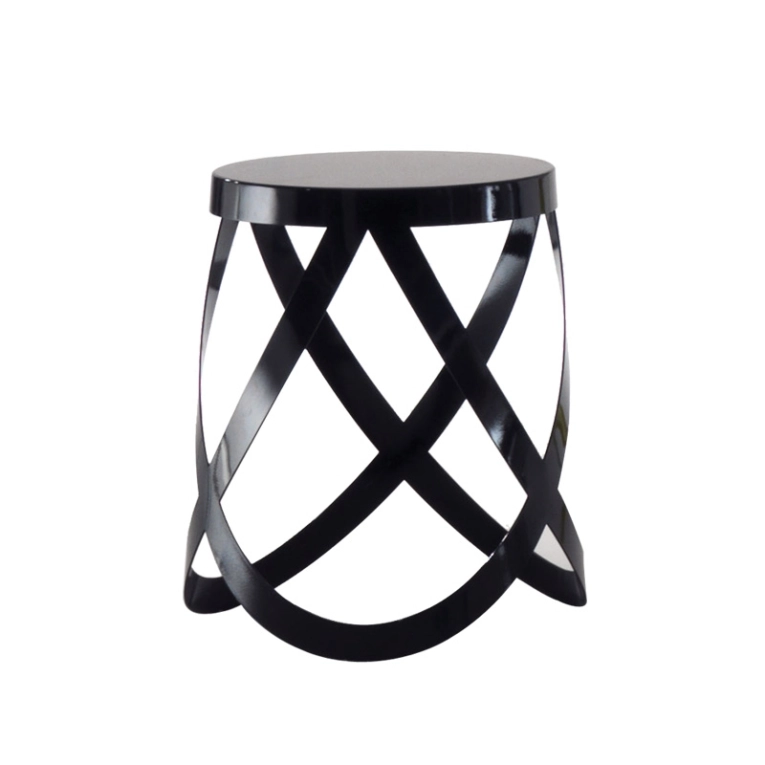 Tabouret RIBBON Noir CAPPELLINI