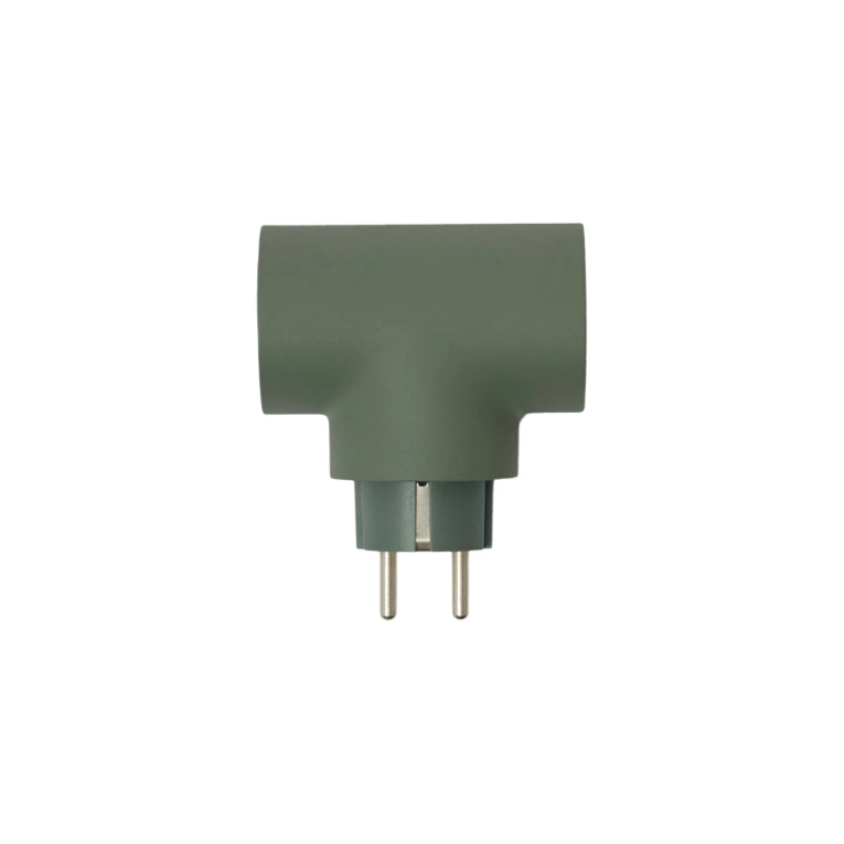 Accessoire luminaire Multiprise murale POWER SPLIT Vert Mousse PEDESTAL