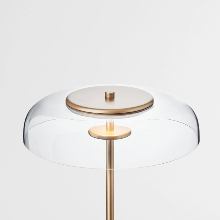 Lampadaire BLOSSI Transparent/ doré NUURA