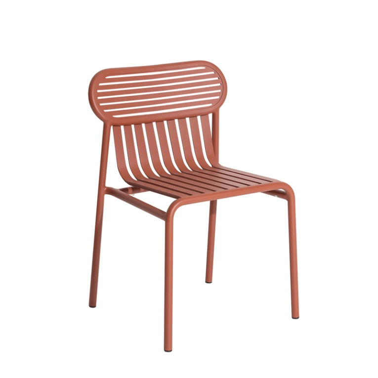 Chaise extérieur WEEK-END Terracotta PETITE FRITURE