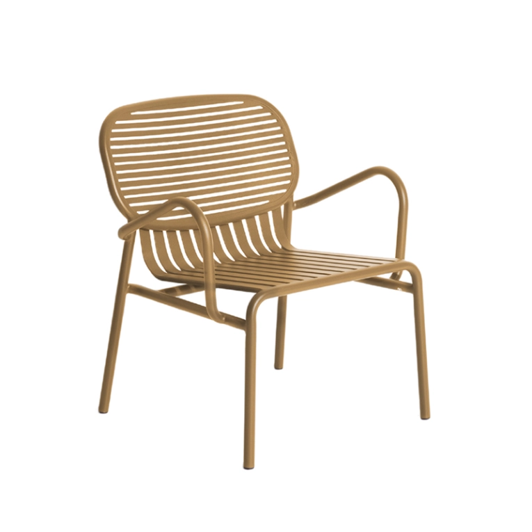 Fauteuil extérieur WEEK-END Or PETITE FRITURE