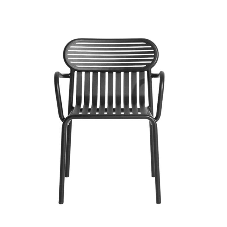 Chaise extérieur WEEK-END Noir PETITE FRITURE