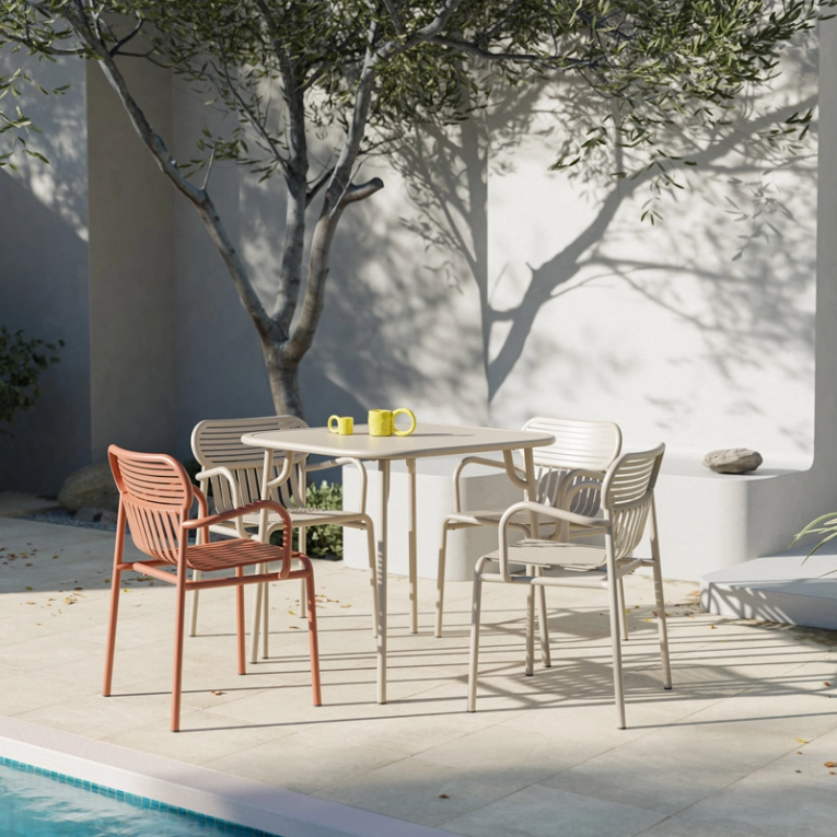 Chaise extérieur WEEK-END Rouge brun PETITE FRITURE