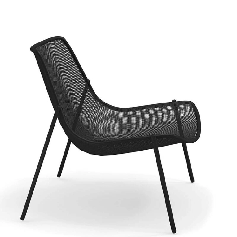 Fauteuil extérieur ROUND Noir EMU