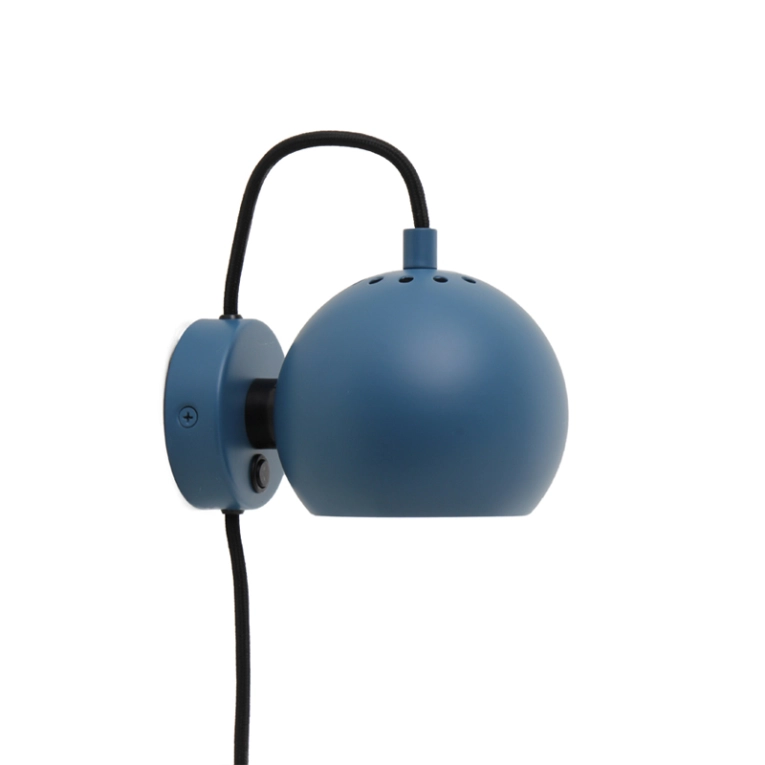 Applique BALL Bleu pétrole mat FRANDSEN