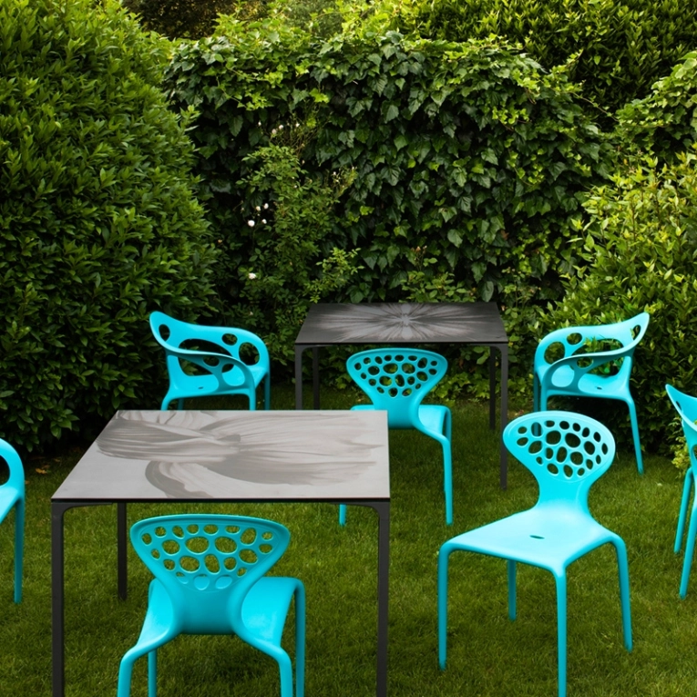 Chaise extérieur SUPERNATURAL Bleu MOROSO