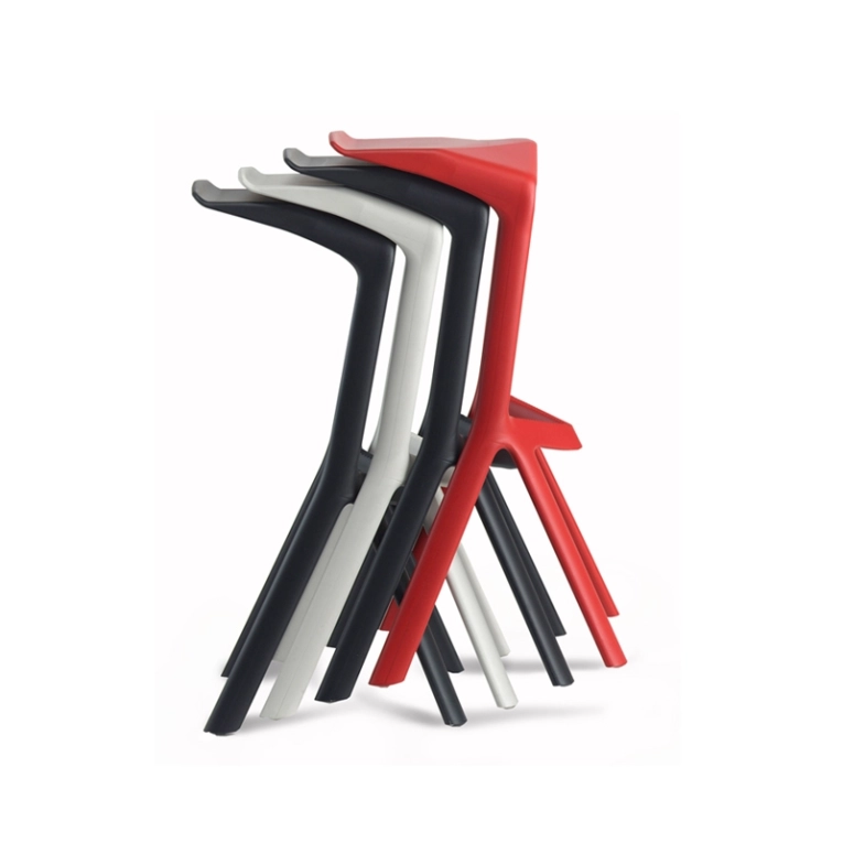 Tabouret haut MIURA Blanc PLANK