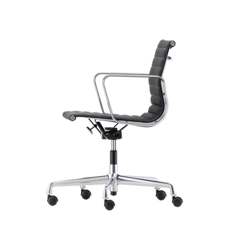 Fauteuil de bureau ALUMINIUM GROUP DOSSIER BAS EA117 Noir VITRA