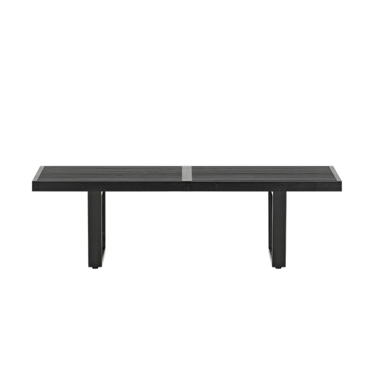 Banc NELSON BENCH Frêne noir VITRA