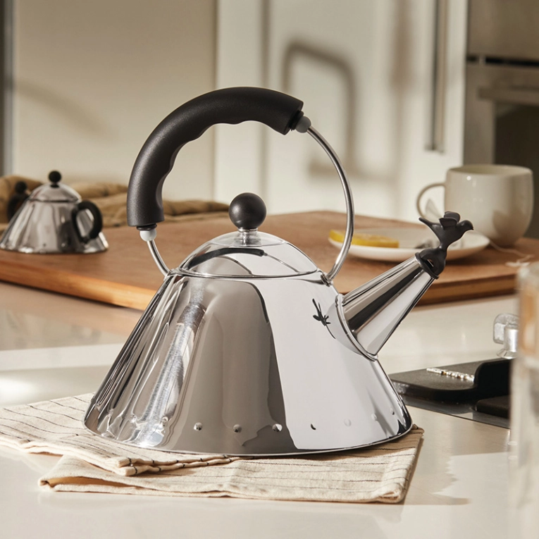 Café & Thé Bouilloire 9093 Noir ALESSI