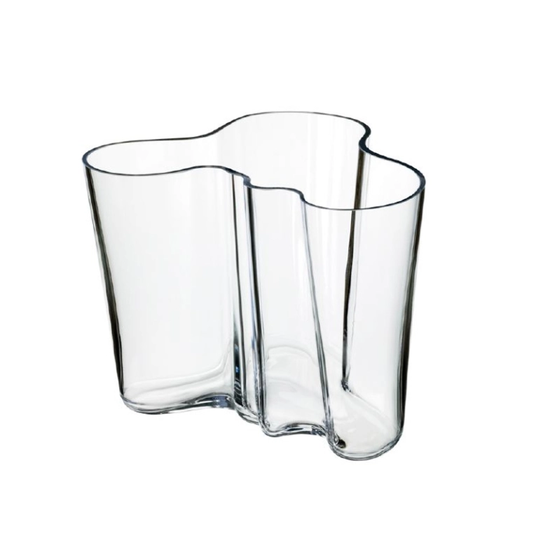 Vase Vase AALTO H 16 Transparent IITTALA