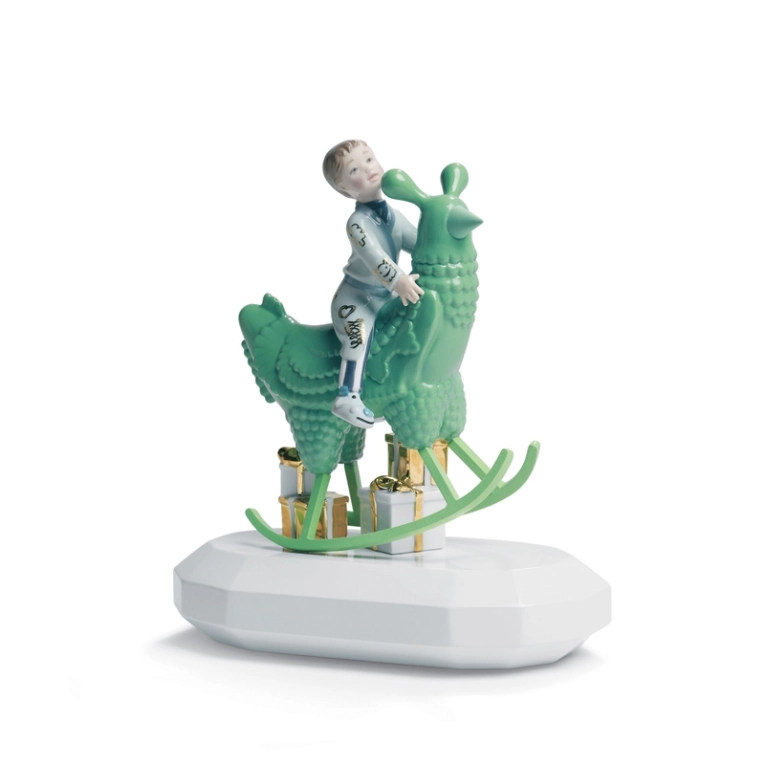 Objet décoratif ROCKING CHICKEN RIDE LLADRO