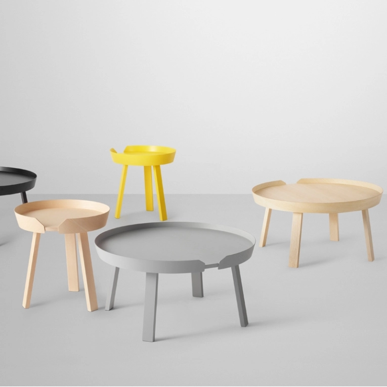 Table basse AROUND L Gris MUUTO