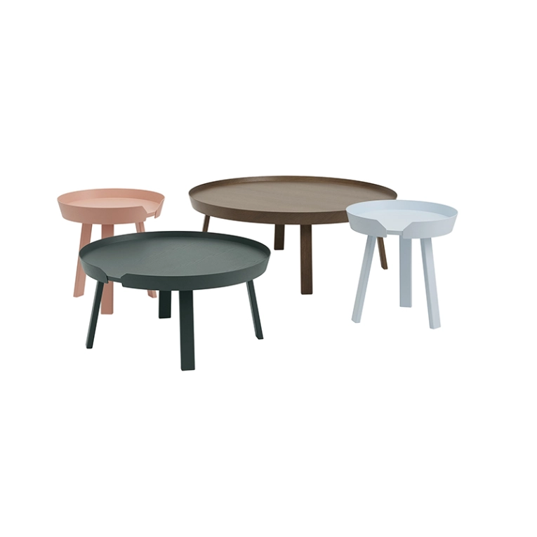 Table basse AROUND L Brun foncé MUUTO