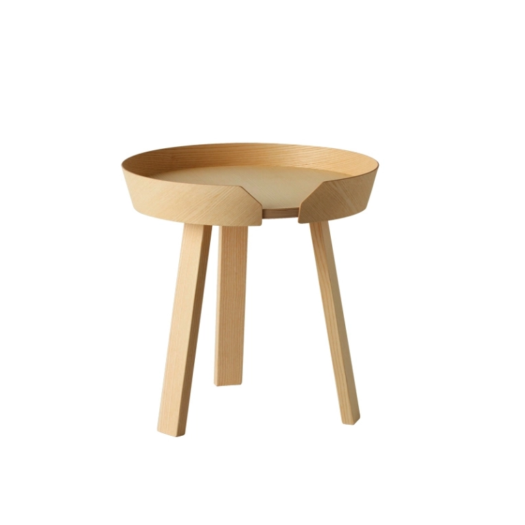 Table d'appoint guéridon AROUND S Chêne MUUTO