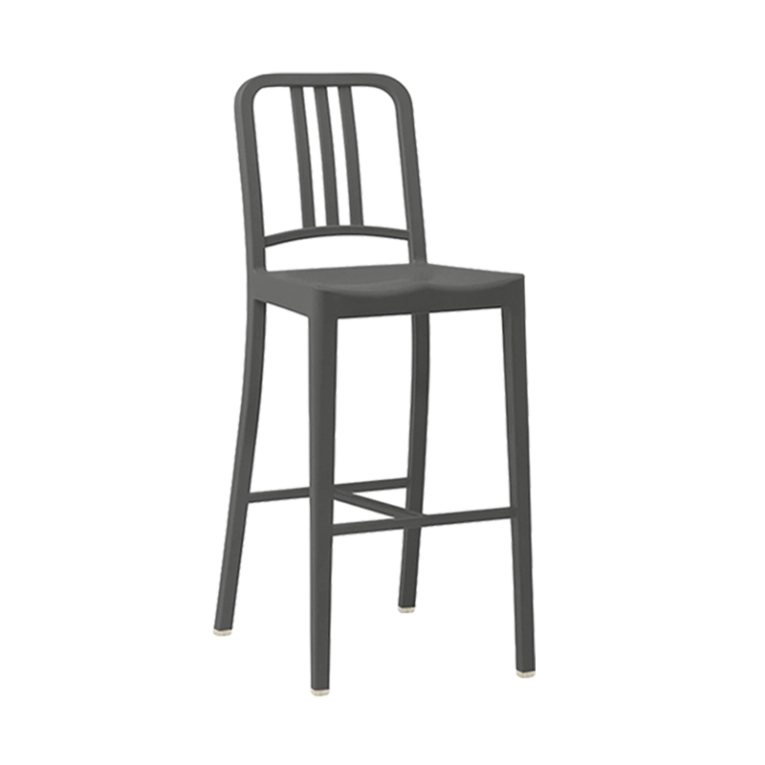 Tabouret haut 111 NAVY STOOL Anthracite EMECO