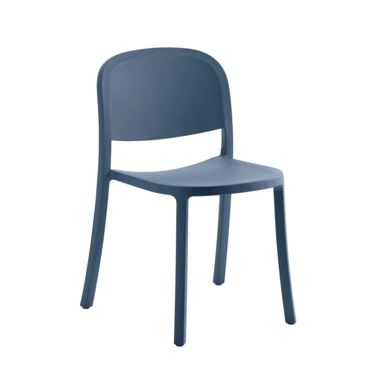 Chaise 1 INCH RECLAIMED Bleu EMECO
